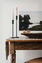 Load image into Gallery viewer, Candlestick - Luna, Forged Black or Gold