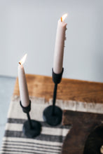 Load image into Gallery viewer, Candlestick - Luna, Forged Black or Gold