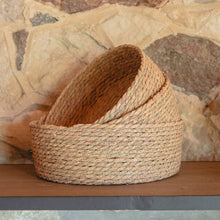Load image into Gallery viewer, S/3 ROUND SEAGRASS BASKETS