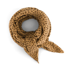 Load image into Gallery viewer, BIANCA SWADDLE MINI LEOPARD COFFEE: MINI LEOPARD / M 70x70