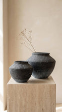 Load image into Gallery viewer, Terracotta Vase, Wide Body with Ridged Neck - Kaela: Medium