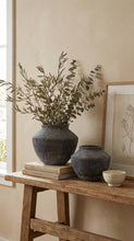 Load image into Gallery viewer, Terracotta Vase, Wide Body with Ridged Neck - Kaela: Medium
