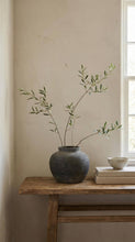 Load image into Gallery viewer, Terracotta Vase, Rounded Charcoal Form - Elna