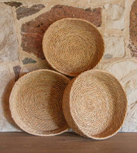 Load image into Gallery viewer, S/3 ROUND SEAGRASS BASKETS