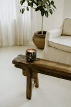 Load image into Gallery viewer, Portoro Marble Refillable Stone Candle