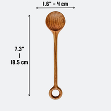Load image into Gallery viewer, Handcarved Wooden Stirring Spoon - Kitchen Serving Utensils
