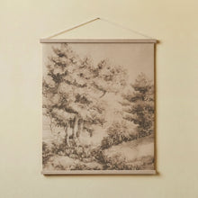 Load image into Gallery viewer, Art - Taperstry - Verdure Sous la Lisière des Bois (tapestry print on linen)
