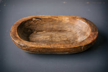 Load image into Gallery viewer, Wood - Petite Wood Dough Bowl
