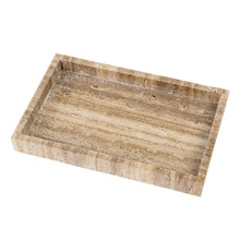 Load image into Gallery viewer, Tray - Travertine, Stone Brown (Small/Large)
