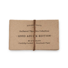 Load image into Gallery viewer, 50 Gathered Thoughts of Good Advice on Handmade Paper
