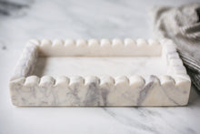 Load image into Gallery viewer, Marble - White Marble Scalloped Bridge Tray
