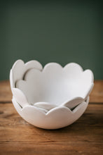 Load image into Gallery viewer, Bowl - Scallop Catchall  (White)
