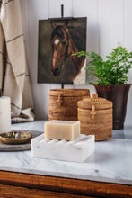 Load image into Gallery viewer, Marble - White Scalloped Marble Soap Dish
