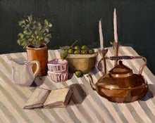 Load image into Gallery viewer, "Striped Table" Print: 8x10
