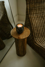 Load image into Gallery viewer, Portoro Marble Refillable Stone Candle
