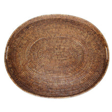 Load image into Gallery viewer, Large Oval Tray  w/ Handles  - AB 28x23x2'
