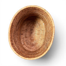Load image into Gallery viewer, Oval Waste Basket - AB 11x8x11'H: Antique Brown
