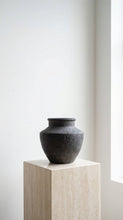 Load image into Gallery viewer, Terracotta Vase, Flared Neck Charcoal Finish - Senna
