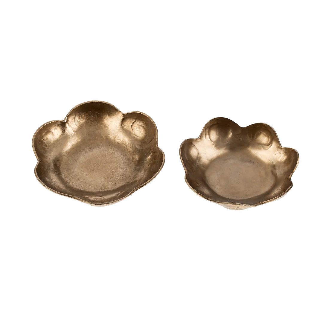 Bowl-  Iron Catchalls - Brass
