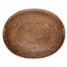 Load image into Gallery viewer, Large Oval Tray  w/ Handles  - AB 28x23x2'
