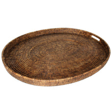 Load image into Gallery viewer, Large Oval Tray  w/ Handles  - AB 28x23x2'
