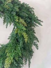 Load image into Gallery viewer, Real Touch Faux Christmas Wreath, Cypress, 24 Inch
