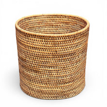 Load image into Gallery viewer, Oval Waste Basket - AB 11x8x11'H: Antique Brown
