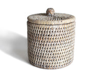 Load image into Gallery viewer, Small Bath Container w/ Knot finger grip -4.25x4'H: Brown
