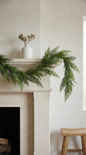 Load image into Gallery viewer, Real Touch Faux Christmas Garland, Cypress, 60 Inch
