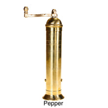 Load image into Gallery viewer, Tableware - Brass Mill -  9&quot; Pepper Grinder
