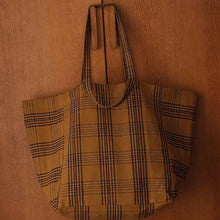 Load image into Gallery viewer, ELISA TOTE BAG TARTAN
