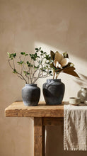 Load image into Gallery viewer, Terracotta Vase, Tall Rounded Charcoal Form - Anera: Medium
