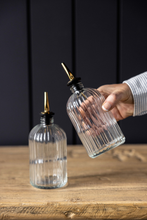 Load image into Gallery viewer, Bottle - Glass Bottles ( Ribbed) Oil/Vinegar
