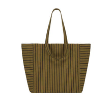 Load image into Gallery viewer, ELISA TOTE BAG TENNIS BLACK /  OLIVE
