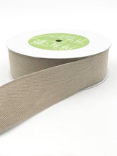 Load image into Gallery viewer, 1.5&quot; Natural 100% Cotton Classic Medium Weight Twill Ribbon

