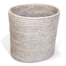 Load image into Gallery viewer, Oval Waste Basket - AB 11x8x11'H: Antique Brown
