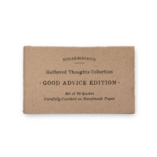 Load image into Gallery viewer, 50 Gathered Thoughts of Good Advice on Handmade Paper

