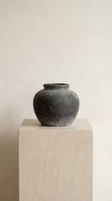 Load image into Gallery viewer, Terracotta Vase, Rounded Charcoal Form - Elna
