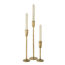 Load image into Gallery viewer, Candlestick - Luna, Forged Black or Gold
