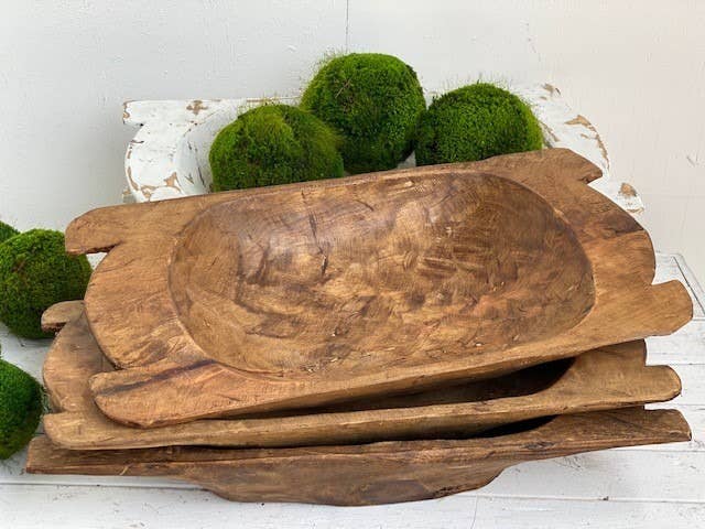 Wood - Large Saranda Dough Bowl