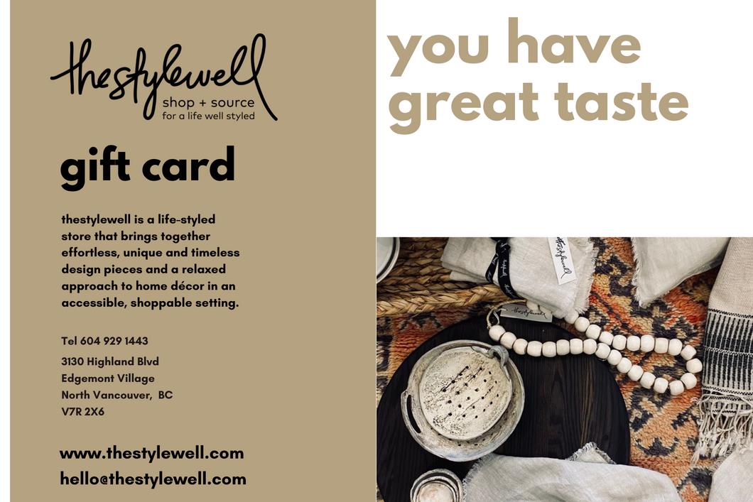 thestylewell Digital Gift Card